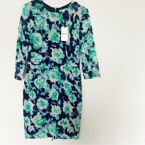 Whistles Lorie Floral Dress Size Silk Blend US 6